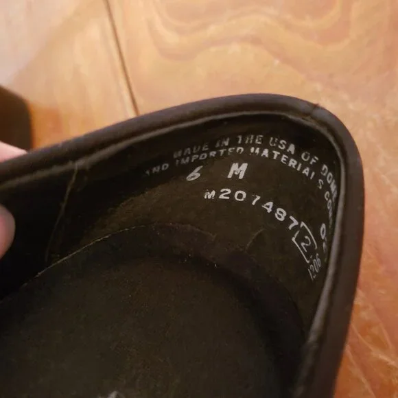 SALE Munro "Cindi" Black square toe pumps US6 - Picture 5 of 11